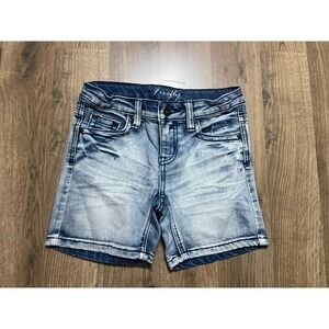 Firefly Shorts, Youth Girls Size 24 Waist, Blue Jean Shorts